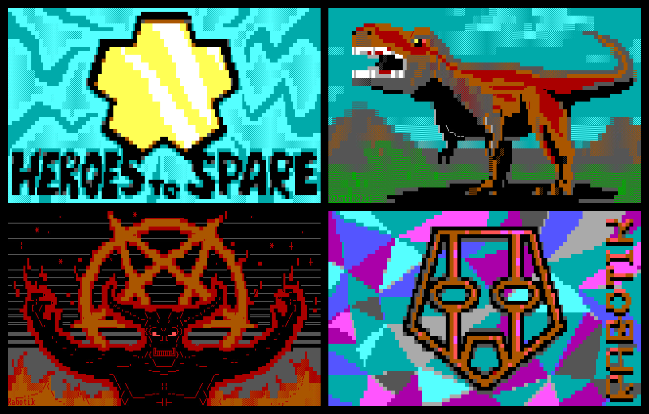 More 8-bit ANSI art 